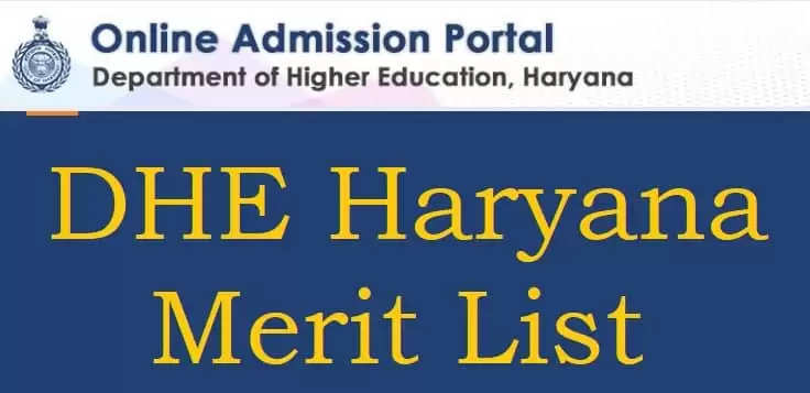DHE Haryana Merit List 2021 (Out) | UG College (BA, B.Sc B.Com) 2st Rank List