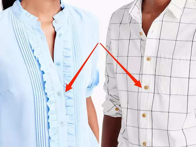 आखिर क्यों लड़कियों के शर्ट में बटन बाईं तरफ और लड़कों की शर्ट में दाईं तरफ होते हैं? बेहद दिलचस्प है कारण