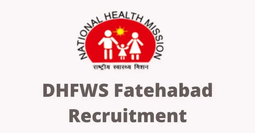 DHFWS-Fatehabad-Recruitment- 
