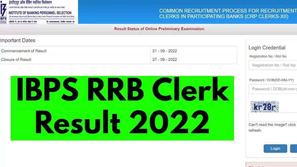IBPS Clerk Result 2022: बैंक क्लर्क की भर्ती का रिजल्ट जारी, ये रहा चेक करने का डायरेक्ट लिंक