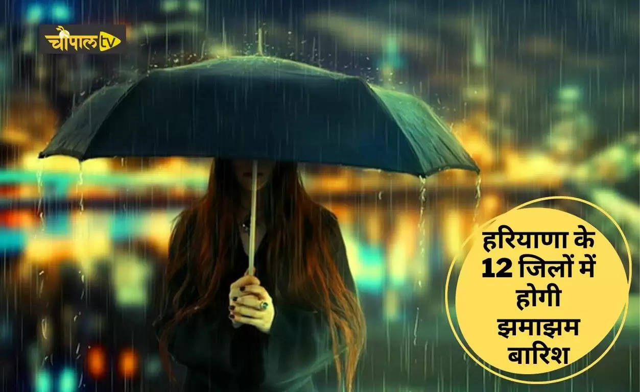 Haryana Rain Weather: हरियाणा के 12 जिलों में होगी झमाझम बारिश, देखें कौनसे कौनसे जिले हैं शामिल ?
