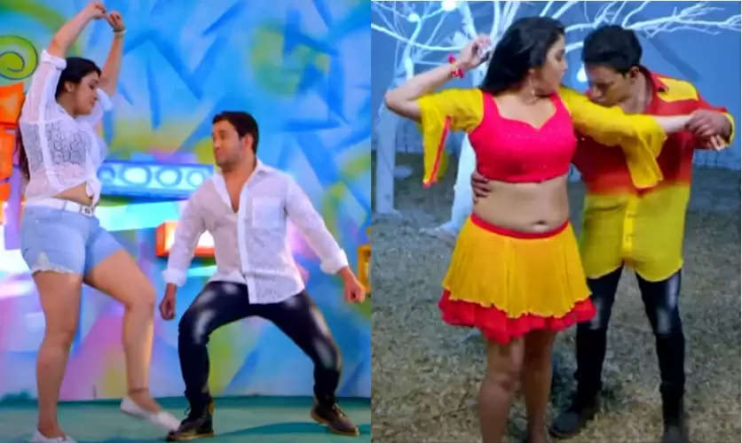 Bhojpuri Dance Video: आम्रपाली दुबे को मिनी स्कर्ट में देख निरहुआ भी नहीं रख पाए खुद पर काबू! देखिए रोमांस से भरपूर  डांस
