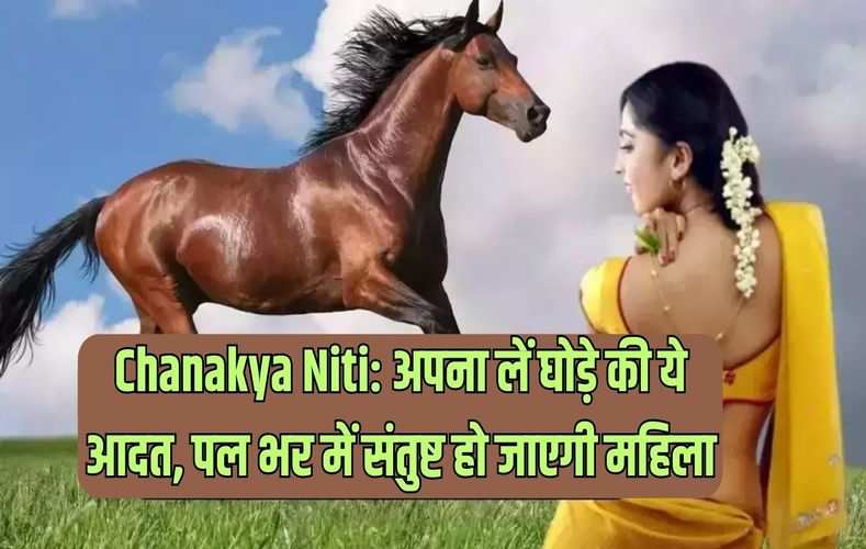 Chanakya Niti: अपना लें घोड़े की ये आदत, पल भर में संतुष्ट हो जाएगी महिला