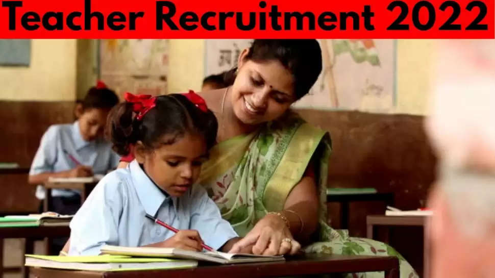 Teacher Recruitment 2022: टीचर के पदों पर निकली भर्ती, आवेदन फीस 50 रुपये और आयु सीमा 40 साल