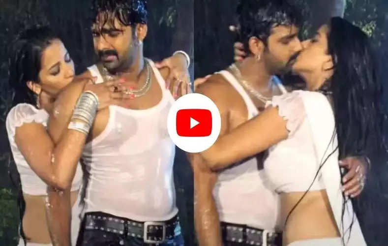 Pawan Singh और Monalisa ने बारिश में किया Hot डांस, जवानी देखकर फैंस के छूटे पसीने